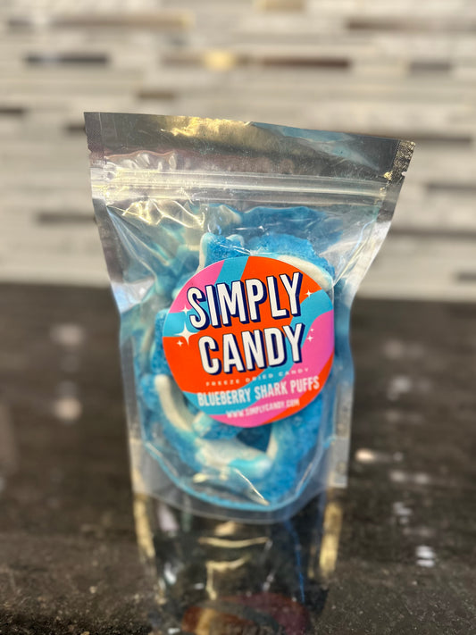 FREEZE DRIED BLUEBERRY SHARK CANDY