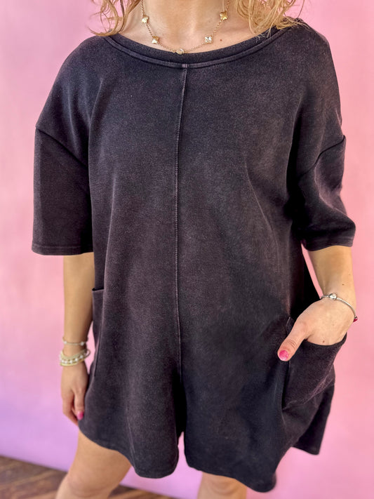 BLACK ROMPER