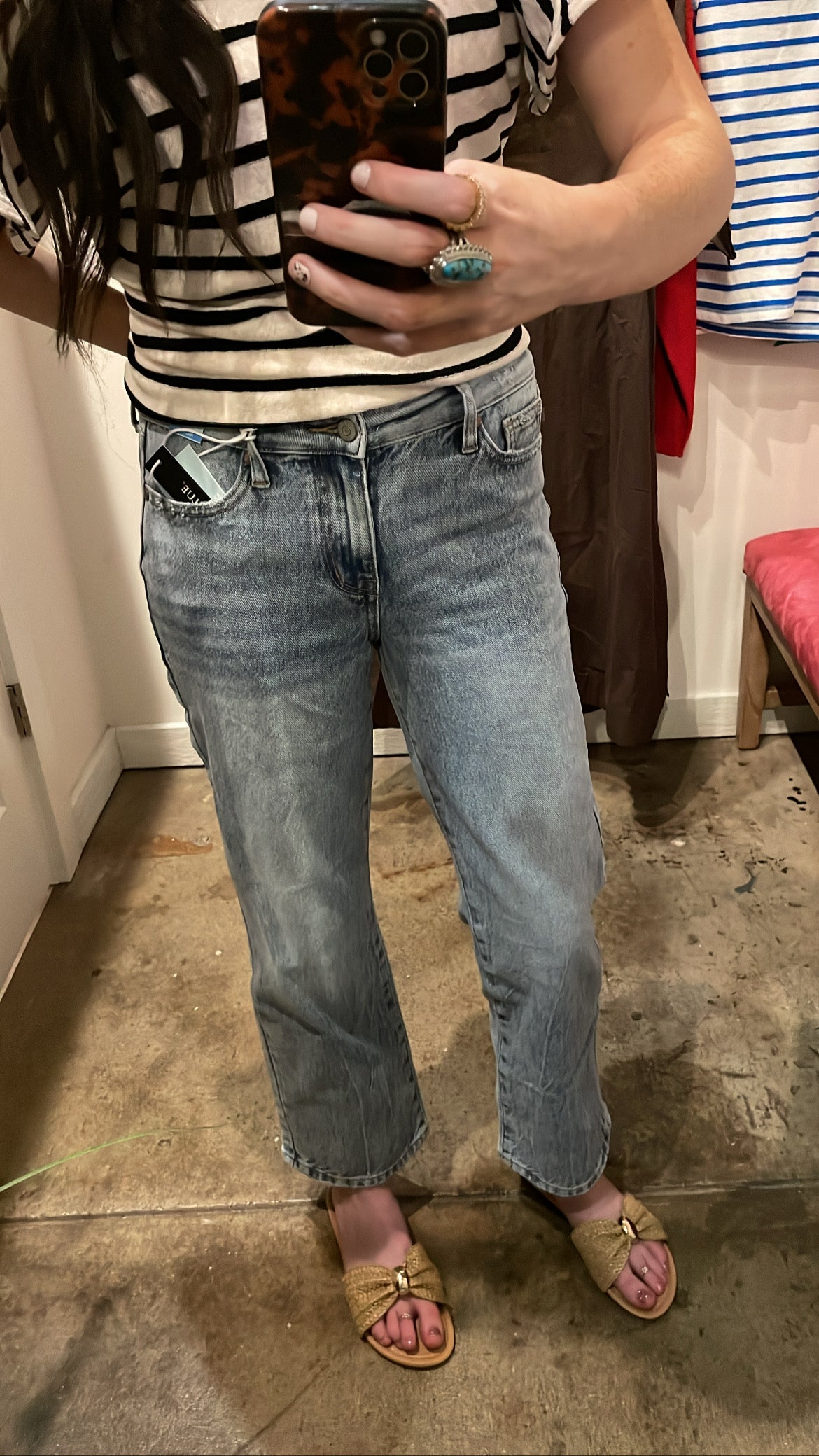 JB LT WASH COTTON FRONT JEANS
