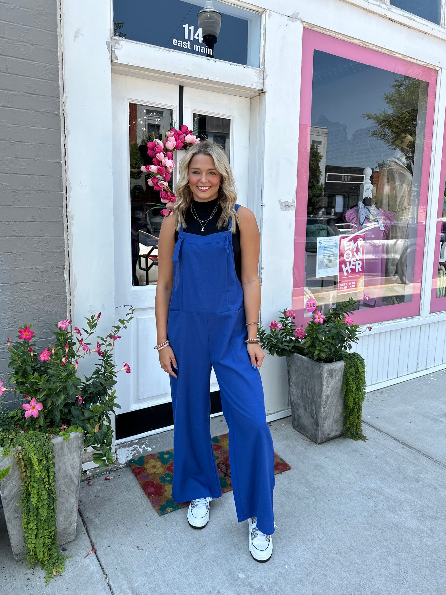 ROYAL BLUE JUMPSUIT
