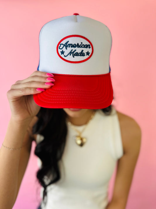 AMERICAN MADE TRUCKER HAT
