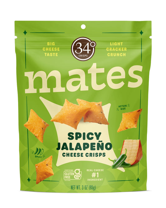 SPICY JALAPENO MATES CHEESE CRISPS