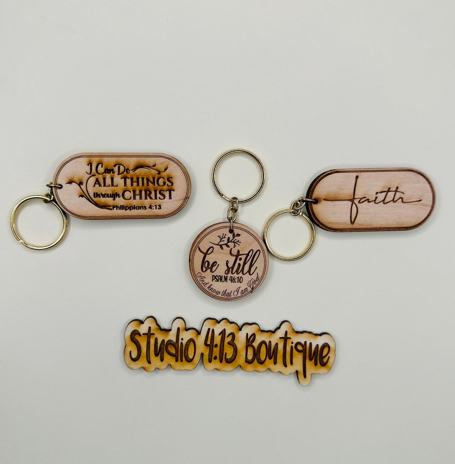 WOODEN KEYCHAIN