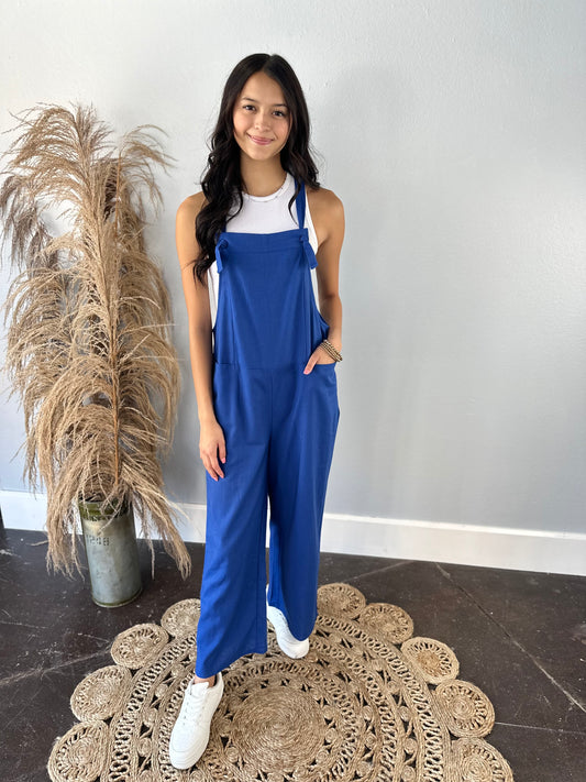 ROYAL BLUE JUMPSUIT