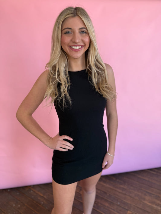 BLACK NOT SO BASIC DRESS