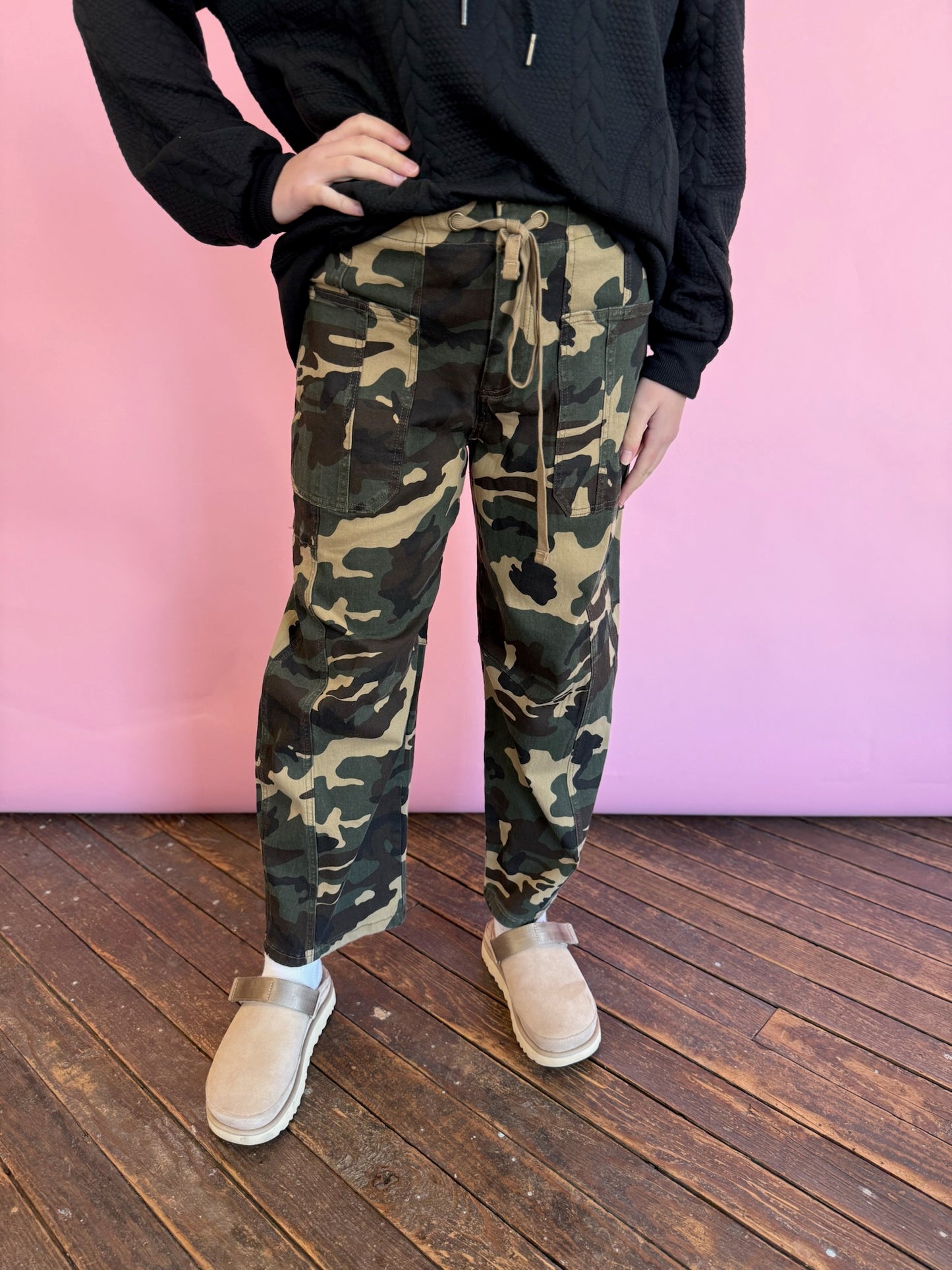 NEW BARREL CAMO JEAN