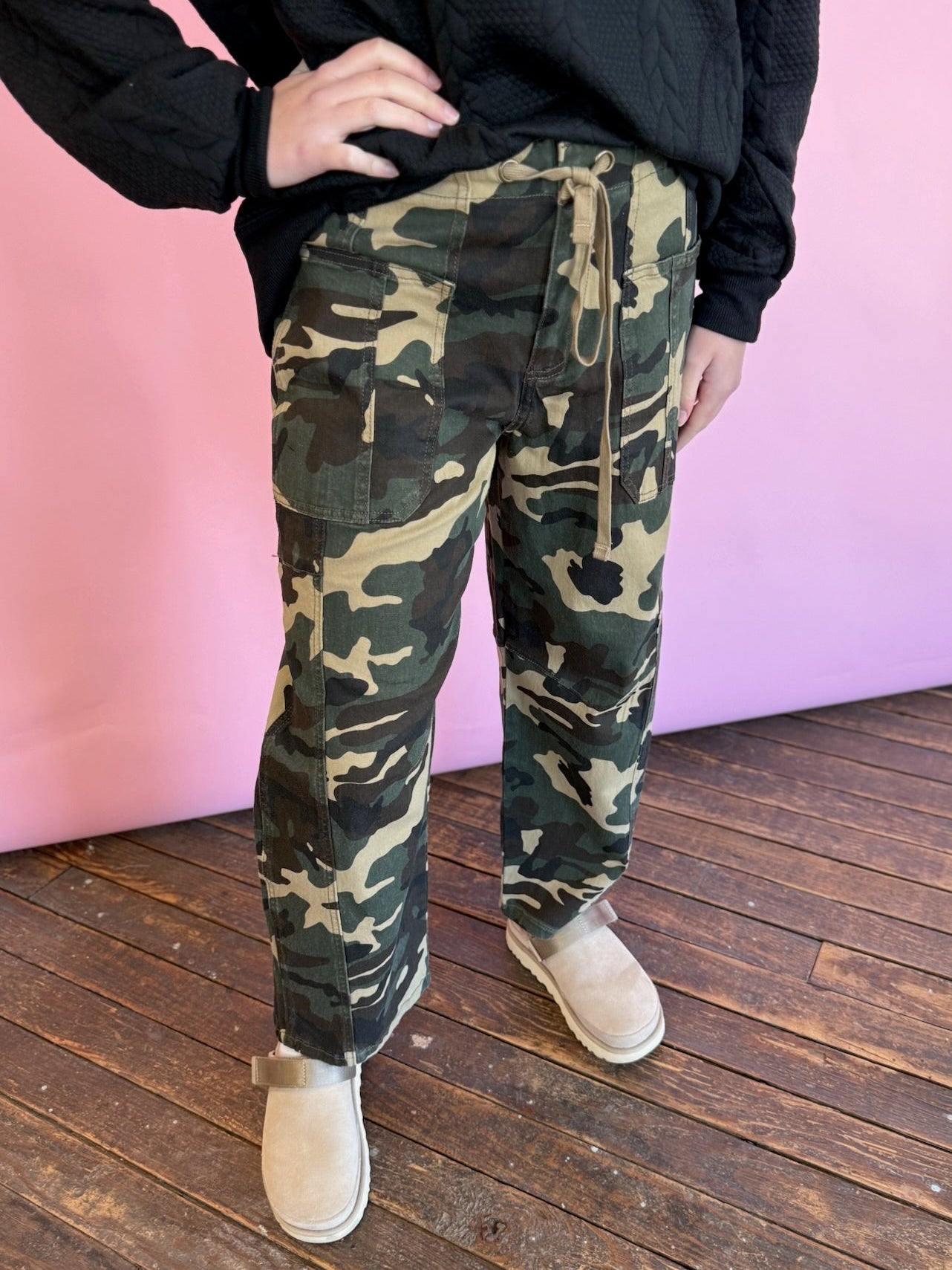 NEW BARREL CAMO JEAN