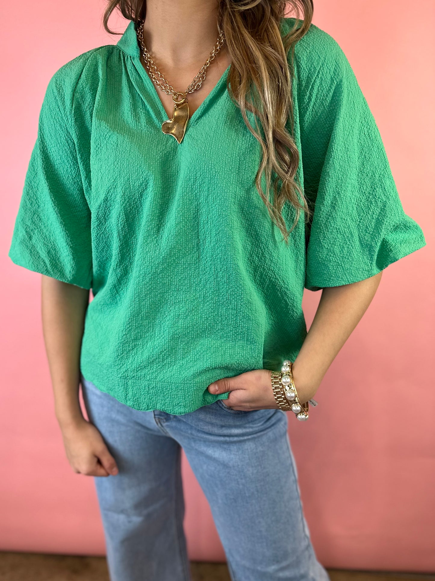 GREEN NOT YOUR EVERYDAY TOP