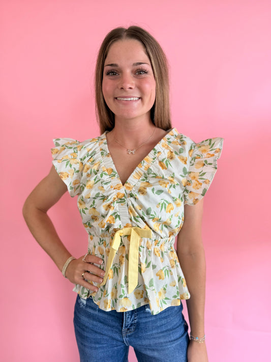 YELLOW FLOWER TOP