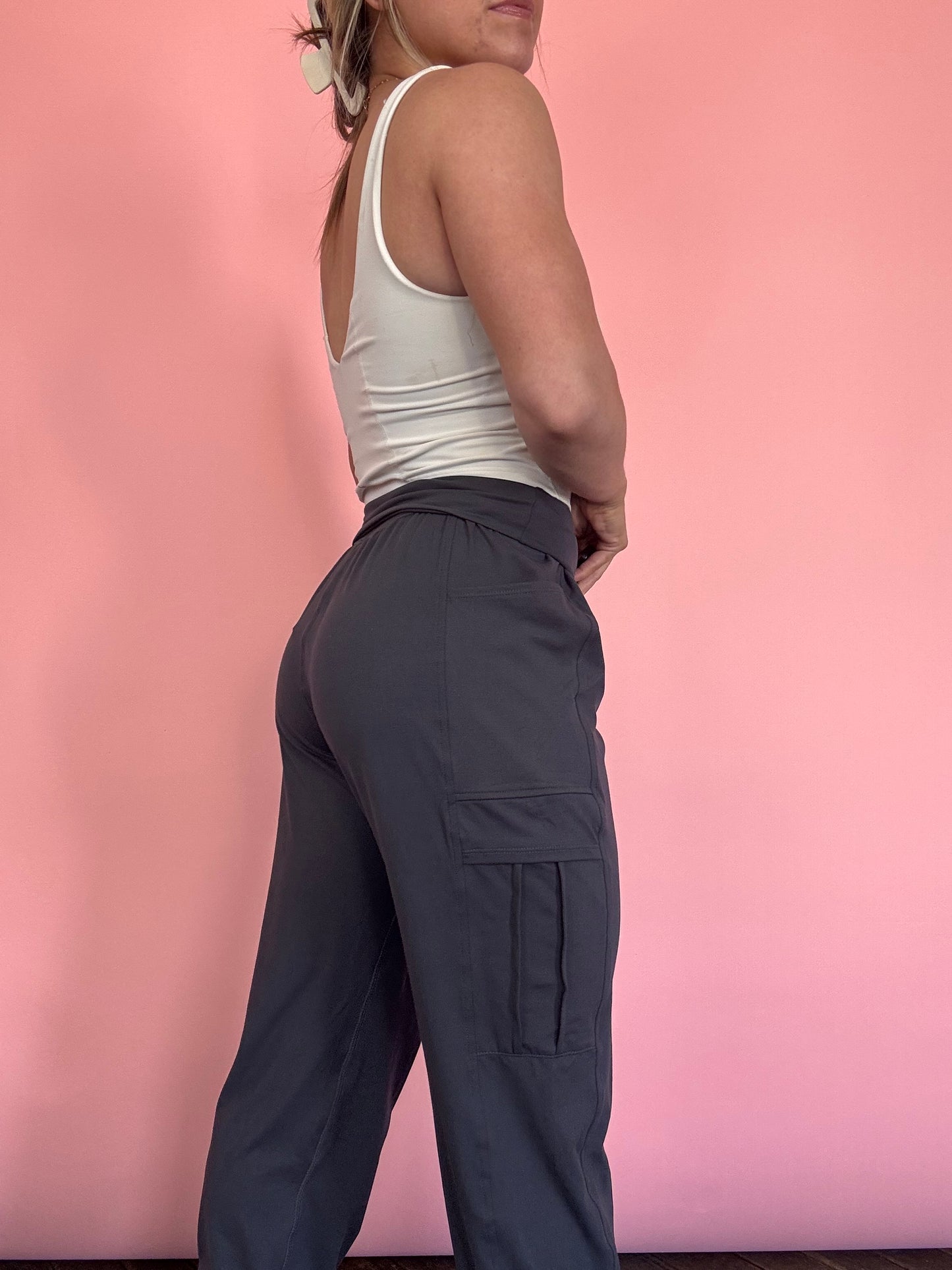 GRAY COOL FEELS JOGGER PANT