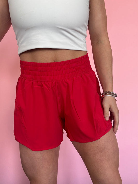 RED SHAKE IT UP SHORTS