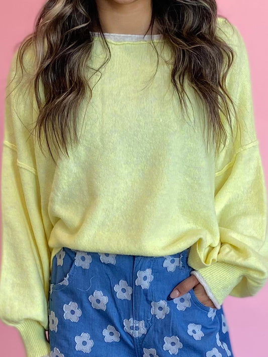 BABY YELLOW SOFT SWEATER