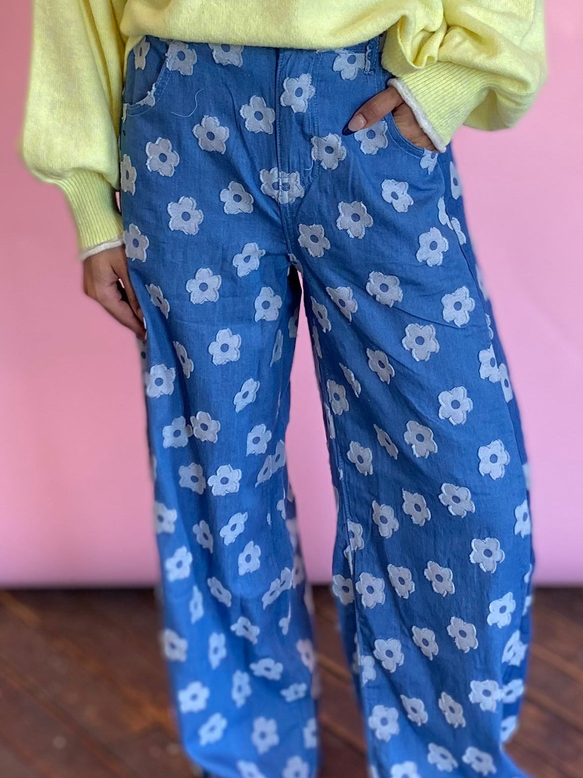 DAISIES FOR DAYS DENIM JEANS