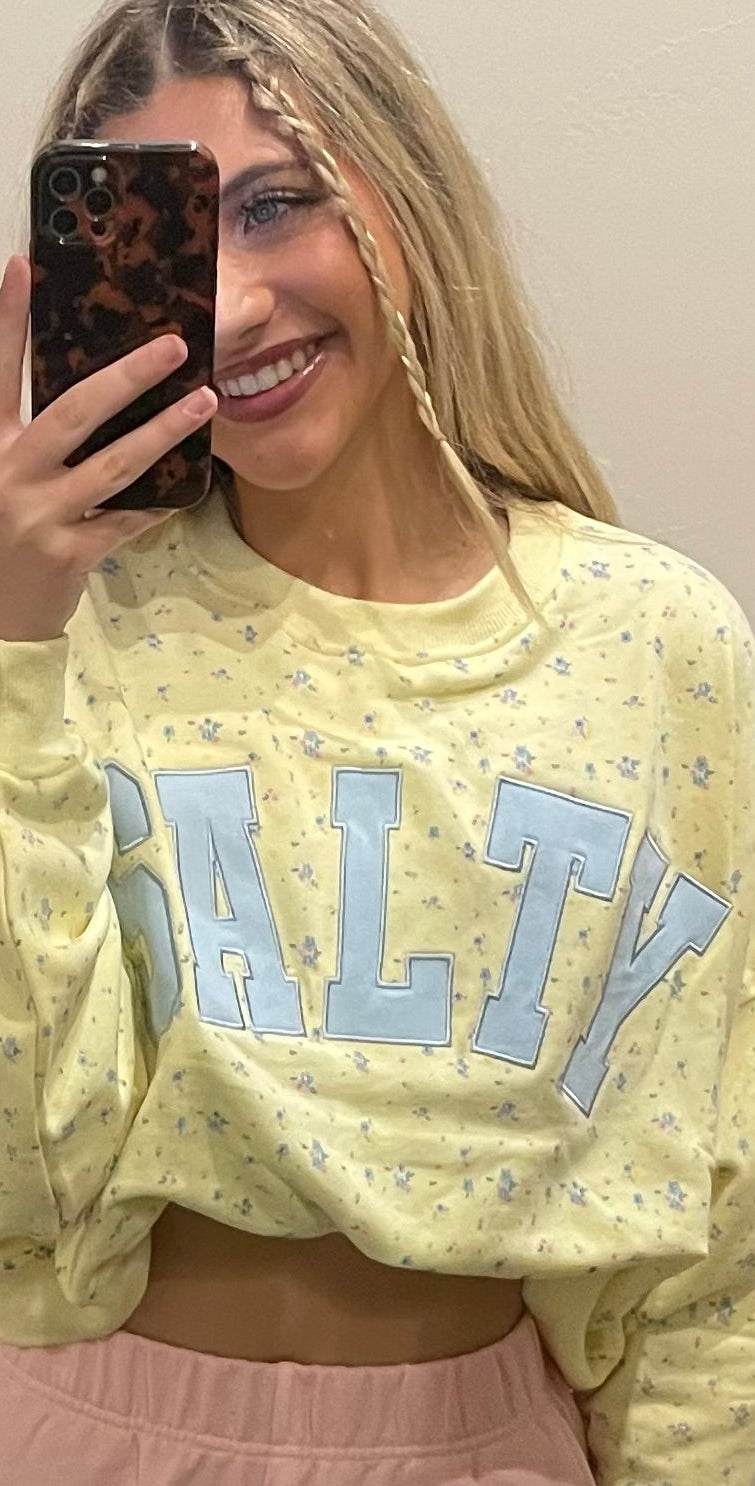 YELLOW SALTY SWEATSHIRT
