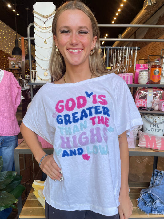 GOD IS GREATER TEE