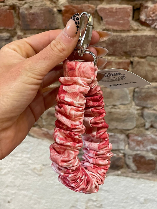 PINK ROSES KEYFOB
