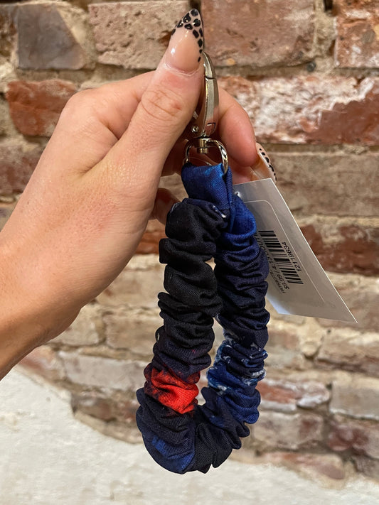 PATRIOTIC SCRUNCHIE KEYFOB