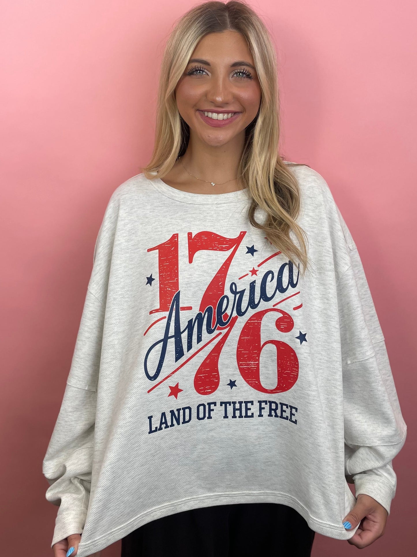 1776 LAND OF THE FREE SWEATSHIRT