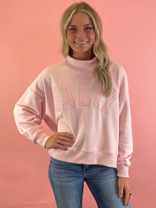 PINK SALTY SWEATSHIRT