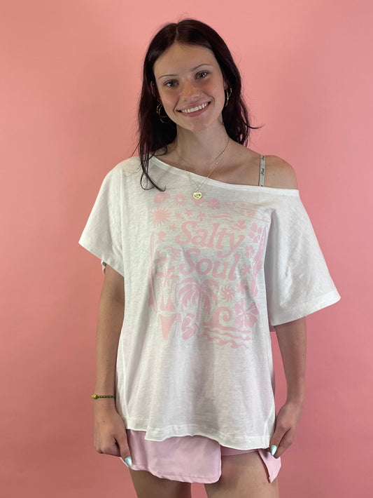 WHITE SALTY SOUL TEE