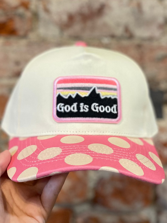 PINK P-A-D GOD IS GOOD TRUCKER