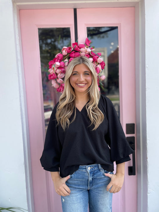 BLACK YOUR NEW EVERYDAY TOP