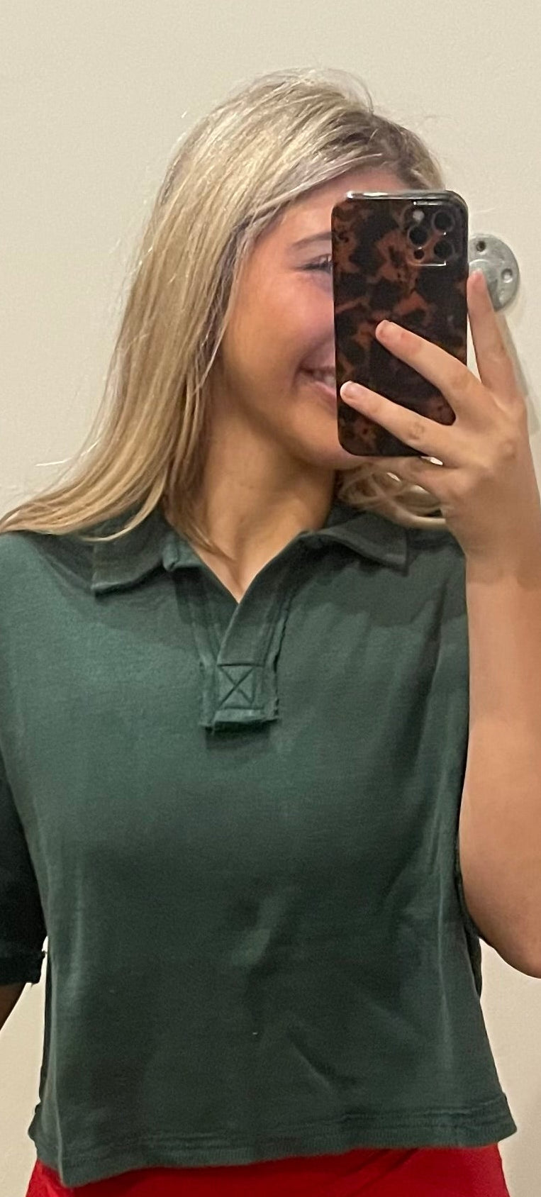 GREEN WEEKEND WANDERER TOP