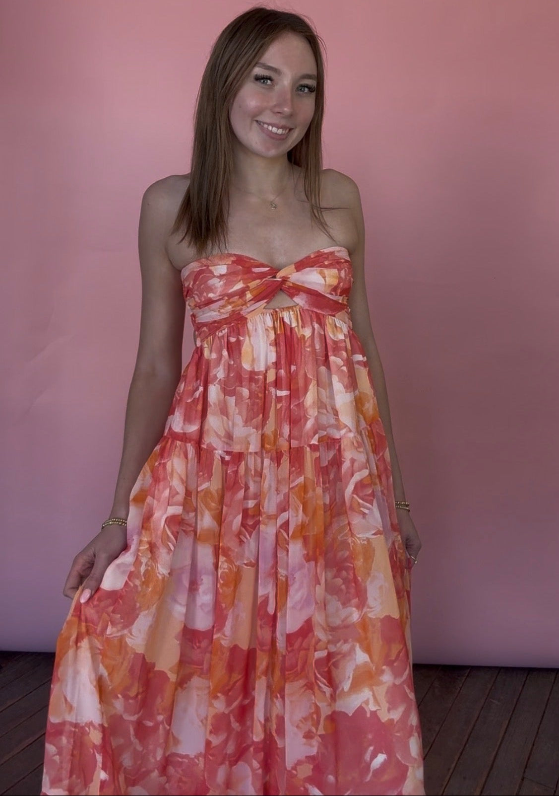 THE BEACH IS CALLING MAXI DRESS