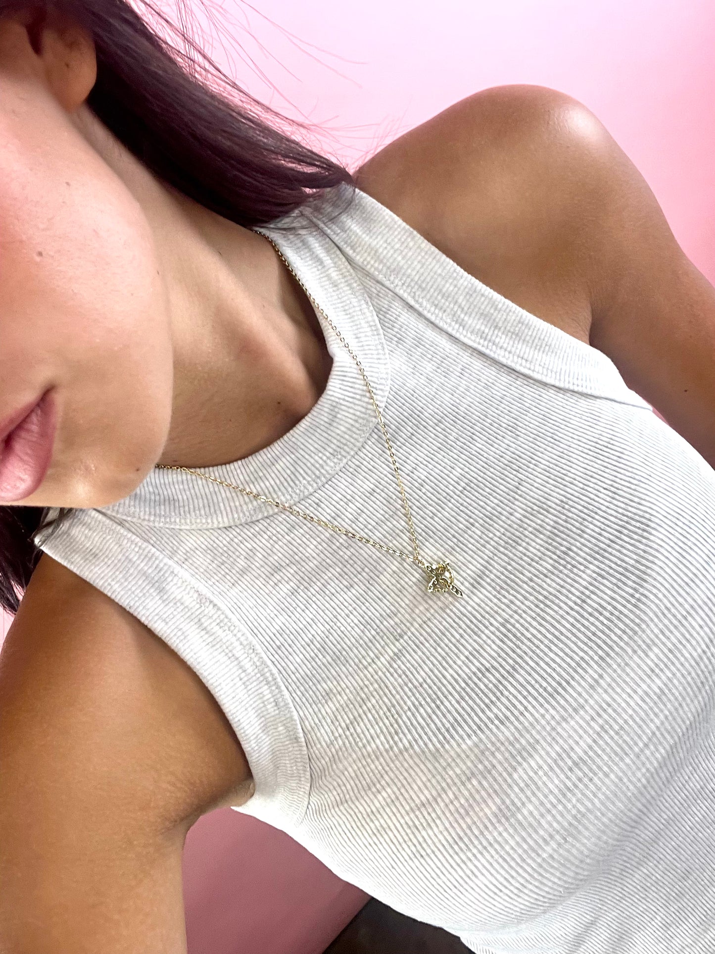 YOU'RE ENOUGH CROSS & CROWN NECKLACE