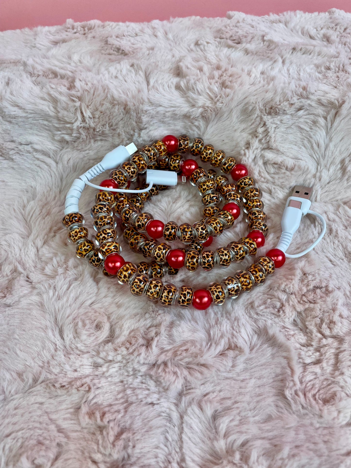 BEADED PHONE CHARGING CORD