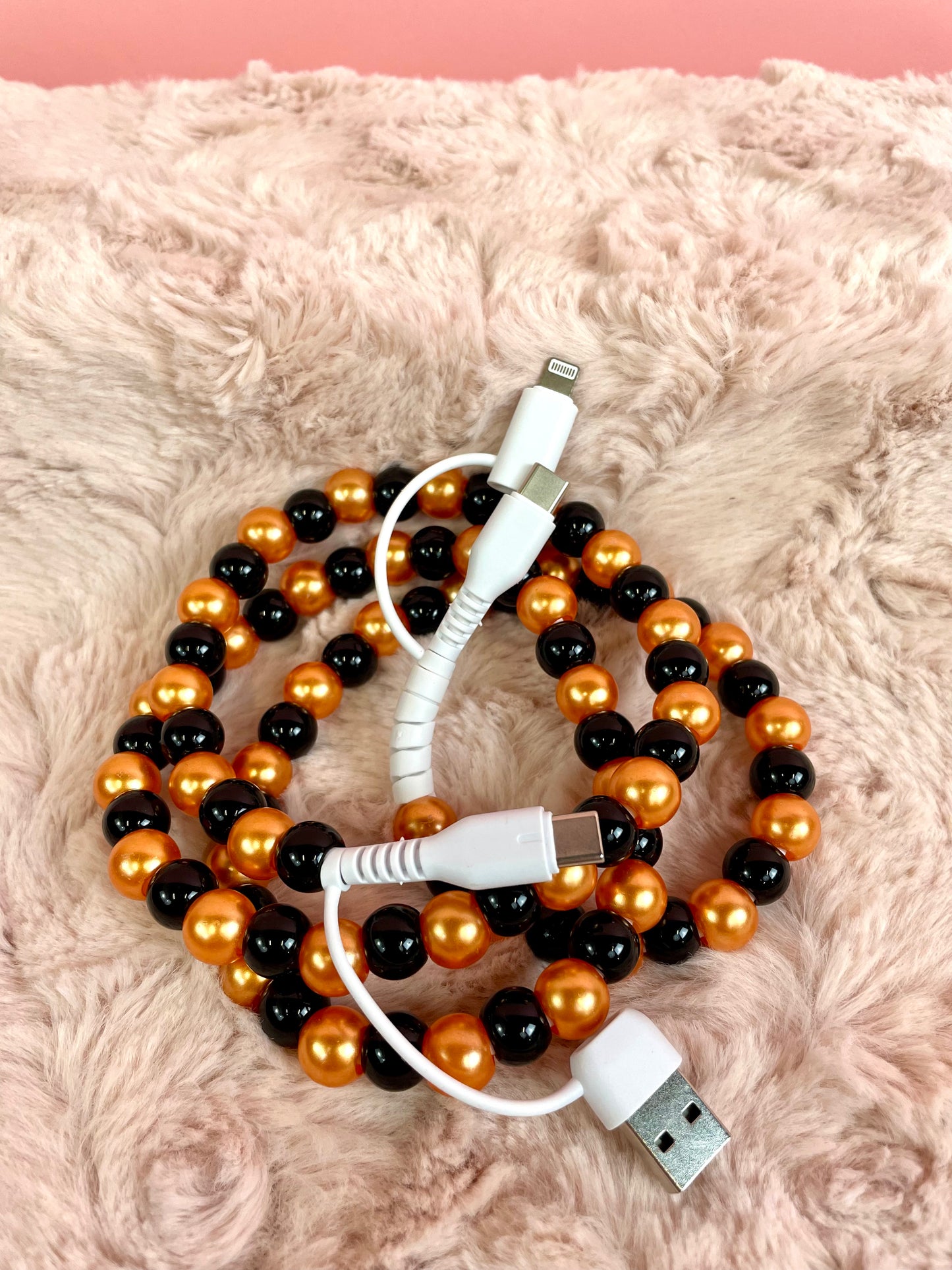 BEADED PHONE CHARGING CORD