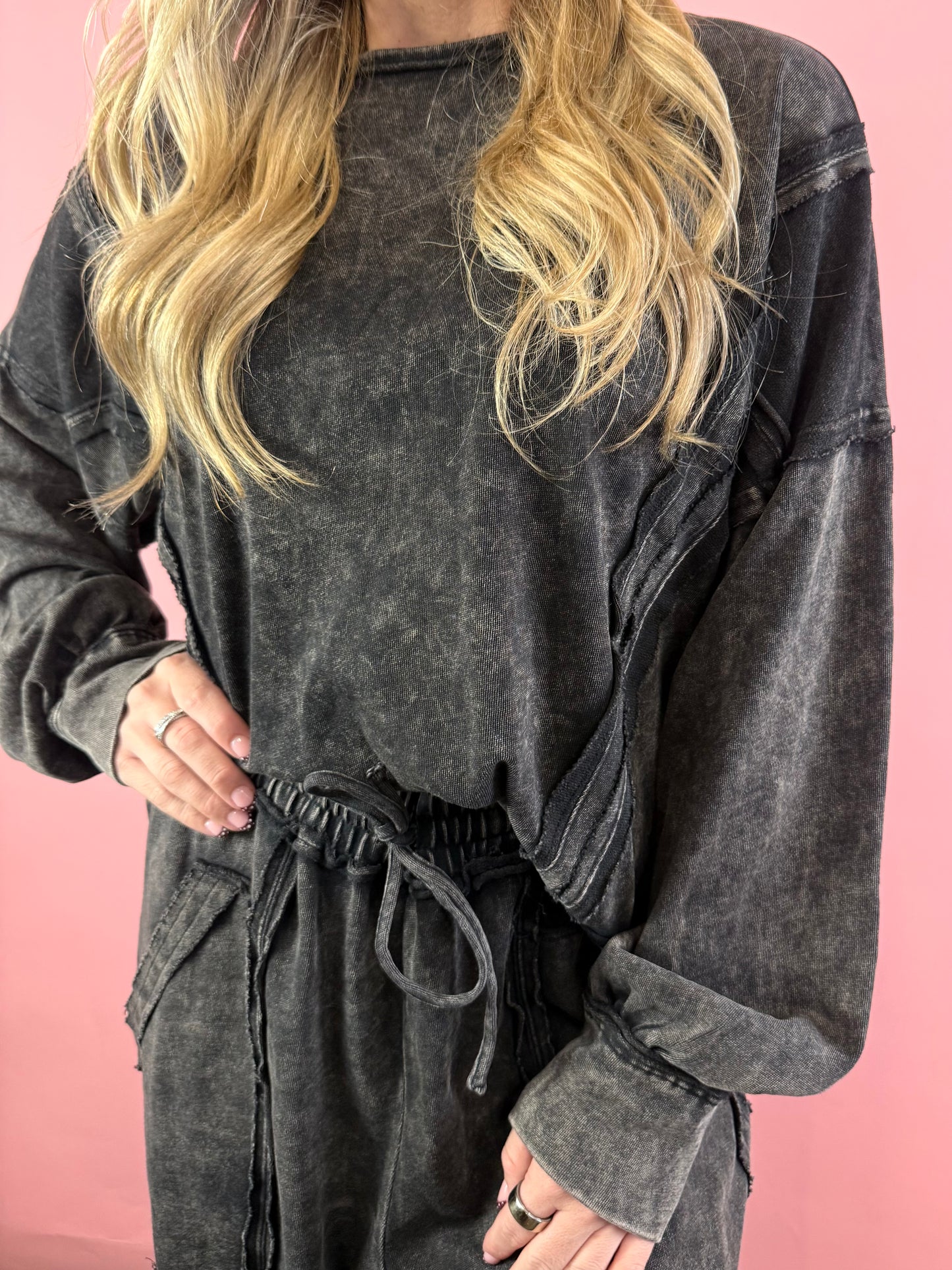 CHARCOAL OVERSIZED SET