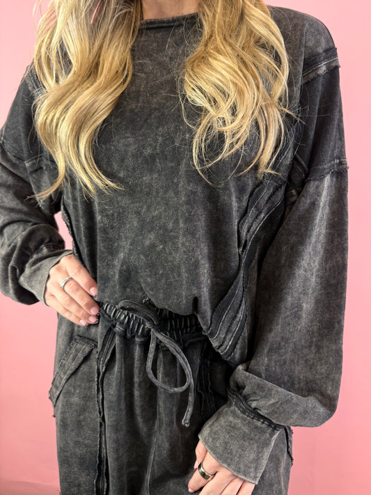 CHARCOAL OVERSIZED SET