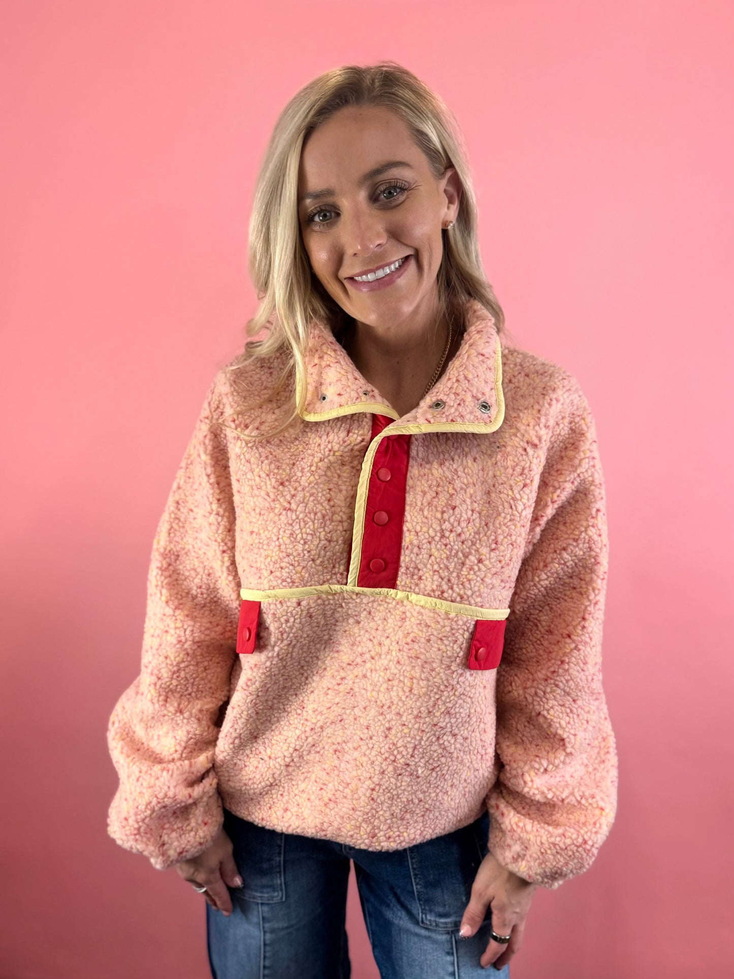 PINK CONFETTI PULLOVER