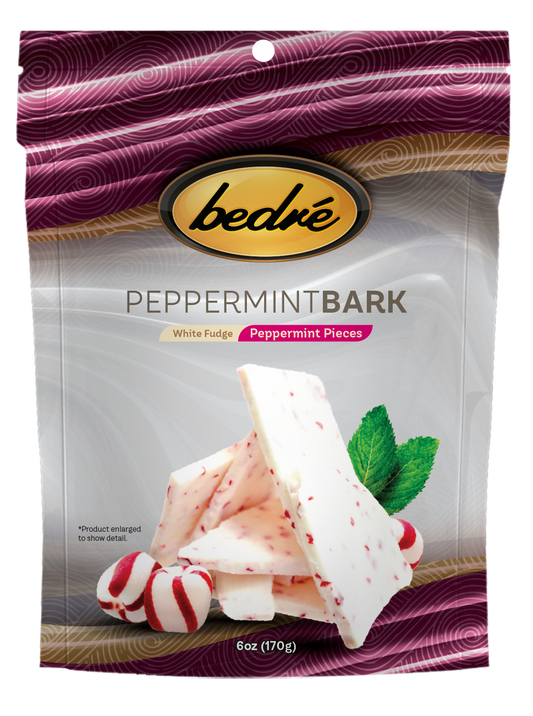 Bedre White Fudge Peppermint Bark