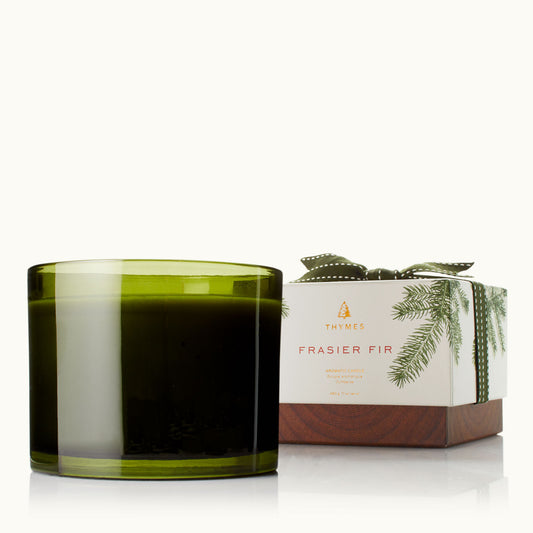 FRASIER FIR 3 WICK GREEN CANDLE