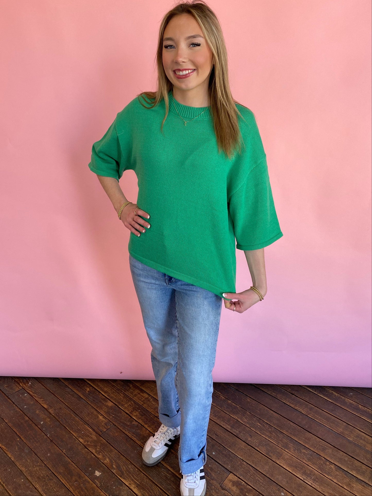 SHAMROCK GREEN SWEATER