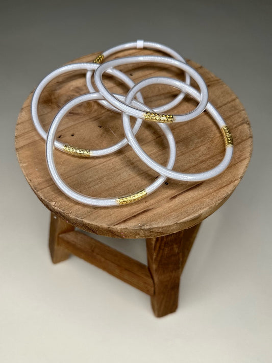 WHITE BANGLES