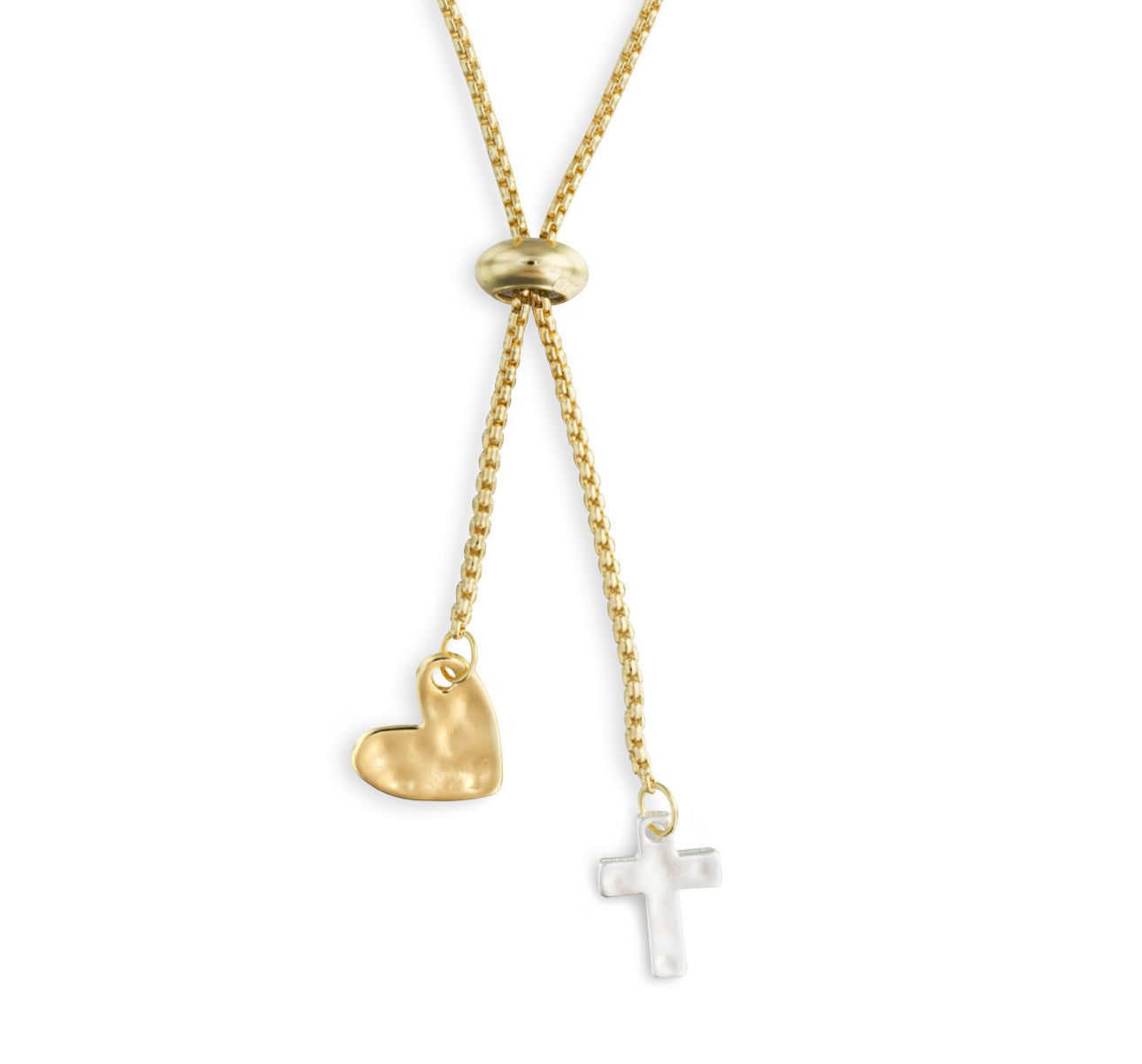 HEART AND RIBBON GIVING NECKLACE