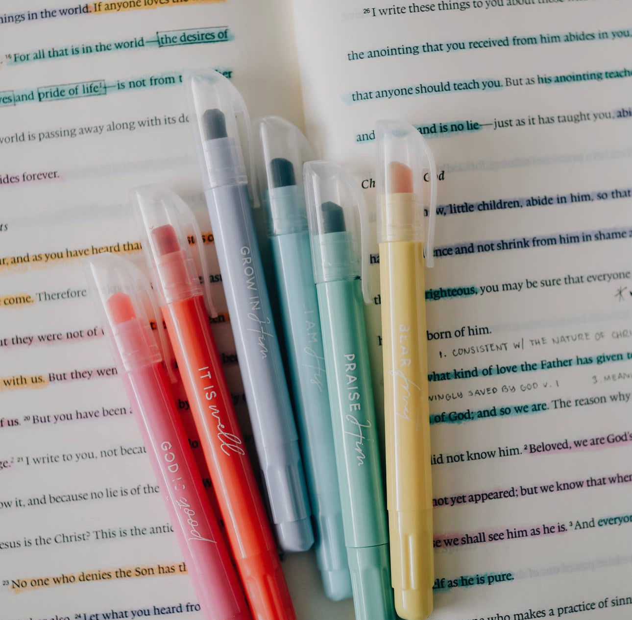 PASTEL BIBLE HIGHLIGHTER SET