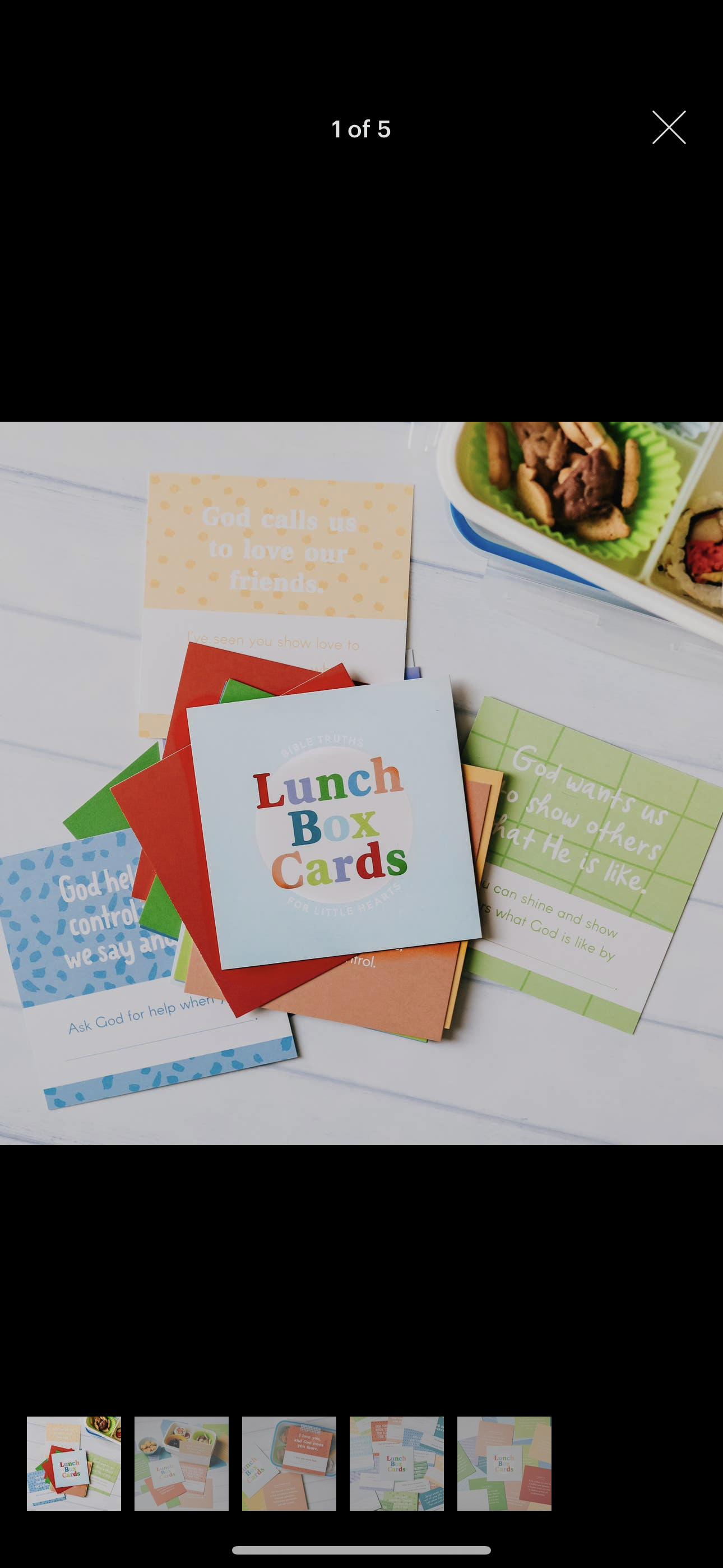 LUNCH BOX CARDS