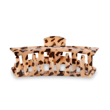 LARGE BLONDE TORTOISE TELETIES OPEN HAIR CLIP