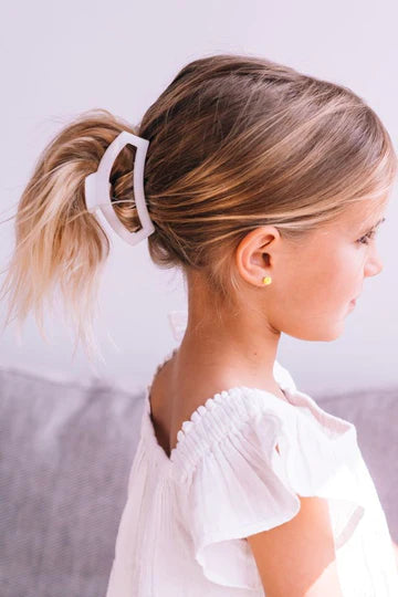 MEDIUM COCONUT MILK TELETIES OPEN HAIR CLIP