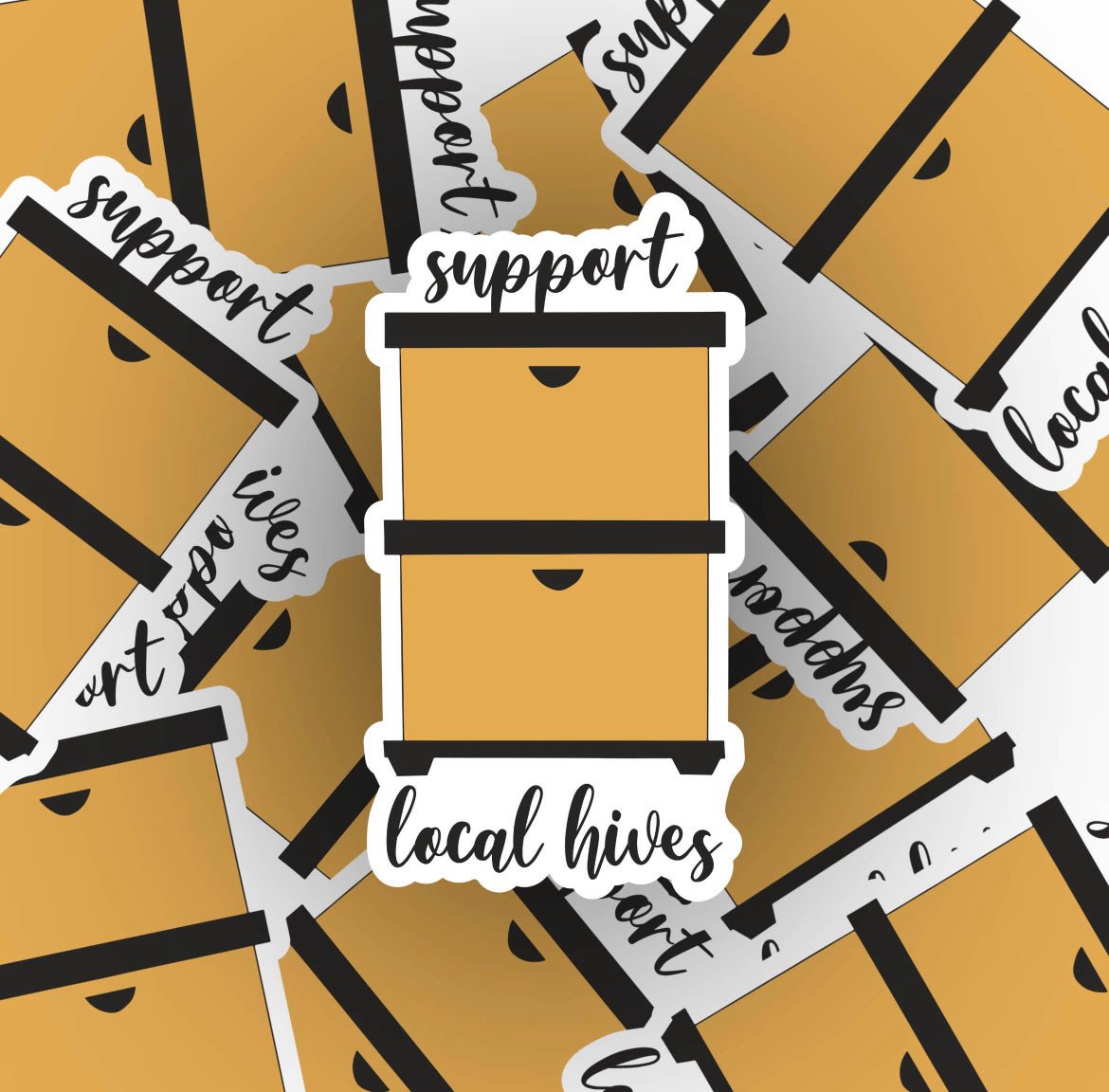 SUPPORT LOCAL HIVES STICKER