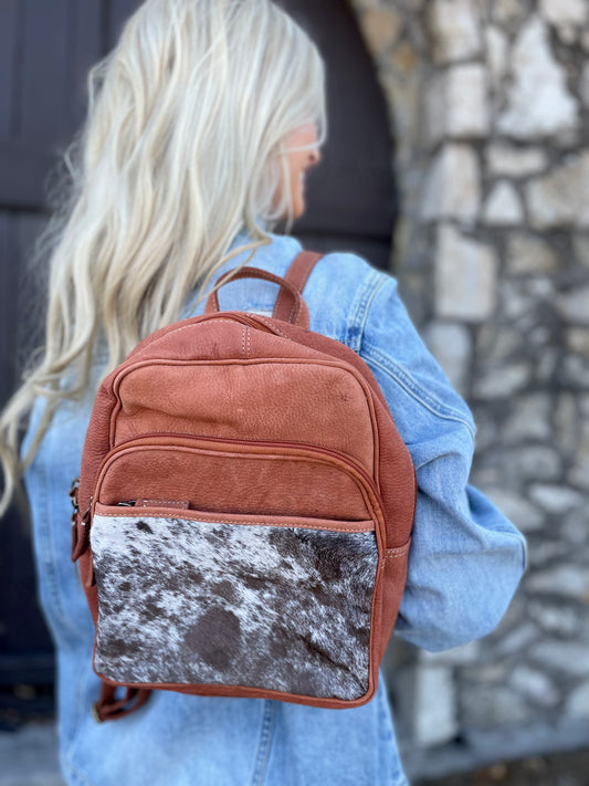 COWHIDE BACKPACK