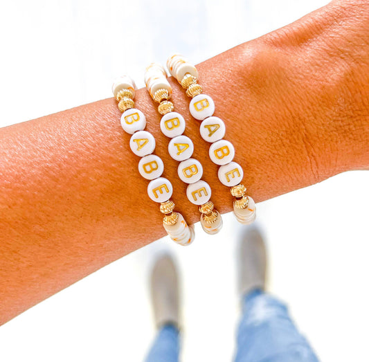 BABE BEADED BRACELET