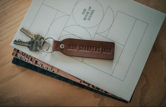 IRON SHARPENS IRON KEY FOB